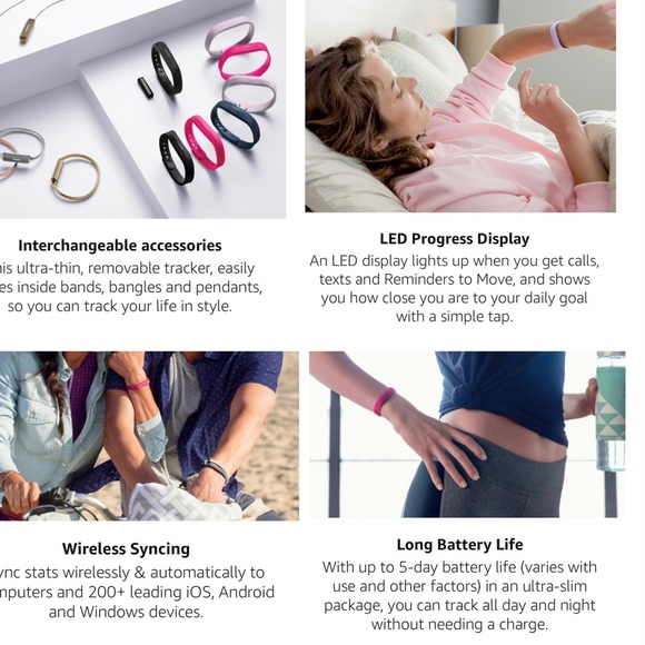 FIT BIT FLEX 2 ACTIVITY TRACKER - Picture 6 of 9